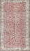 Machine Washable Traditional Orange Salmon Pink Rug, wshtr3572