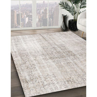 Traditional Silver Pink Persian Rug, tr3574