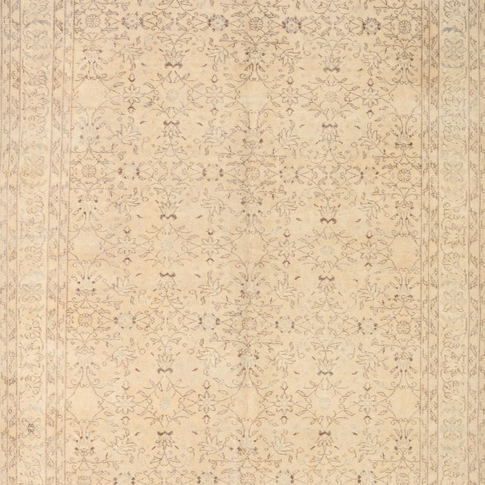 Traditional Brown Gold Persian Rug, tr3575