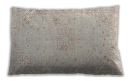 Traditional Classic Rectangular Golden Silk Gold Lumbar Throw Pillow, 13 inch by 19 inch, lbtr3576
