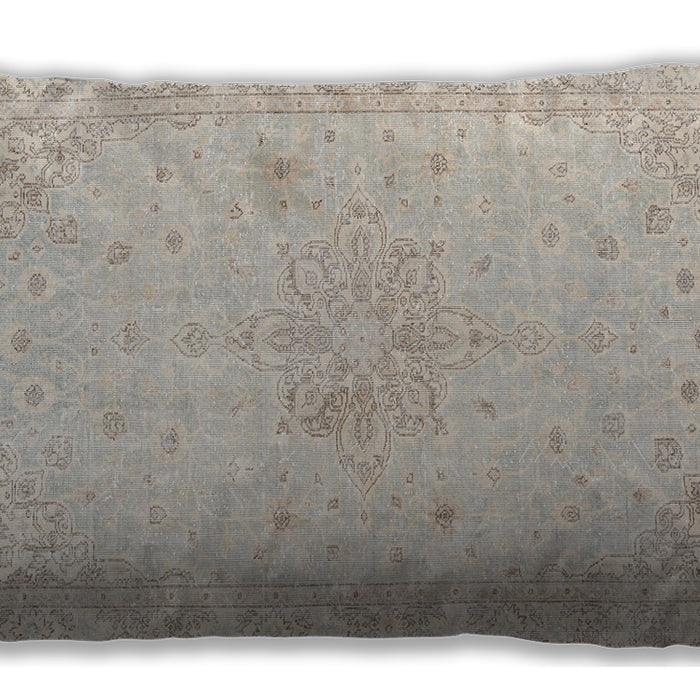 Traditional Classic Rectangular Golden Silk Gold Lumbar Throw Pillow, 13 inch by 19 inch, lbtr3576
