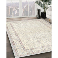 Traditional Champagne Beige Persian Rug, tr3579