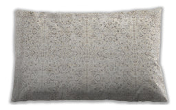 Traditional Classic Rectangular Champagne Beige Lumbar Throw Pillow, 13 inch by 19 inch, lbtr3581