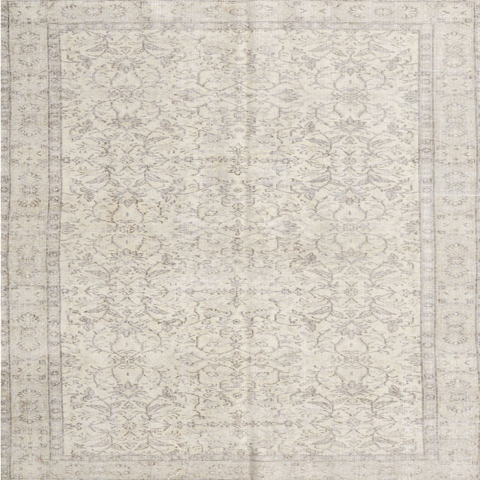 Square Traditional Tan Brown Persian Rug, tr3583