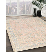 Traditional Light Orange Gold Persian Rug, tr3585