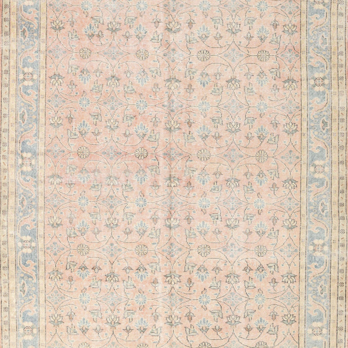 Machine Washable Traditional Light Orange Rug, wshtr3585