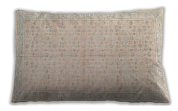 Traditional Classic Rectangular Light Orange Gold Lumbar Throw Pillow, 13 inch by 19 inch, lbtr3585