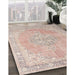 Machine Washable Traditional Light Copper Gold Rug in a Family Room, wshtr3586