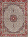 Machine Washable Traditional Tan Brown Rug, wshtr3590