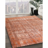 Traditional Light Salmon Rose Pink Persian Rug, tr3592