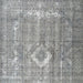 Square Traditional Cloud Gray Persian Rug, tr3593