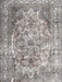 Machine Washable Traditional Pale Silver Gray Rug, wshtr3595