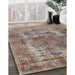 Machine Washable Traditional Sienna Brown Rug in a Family Room, wshtr3596