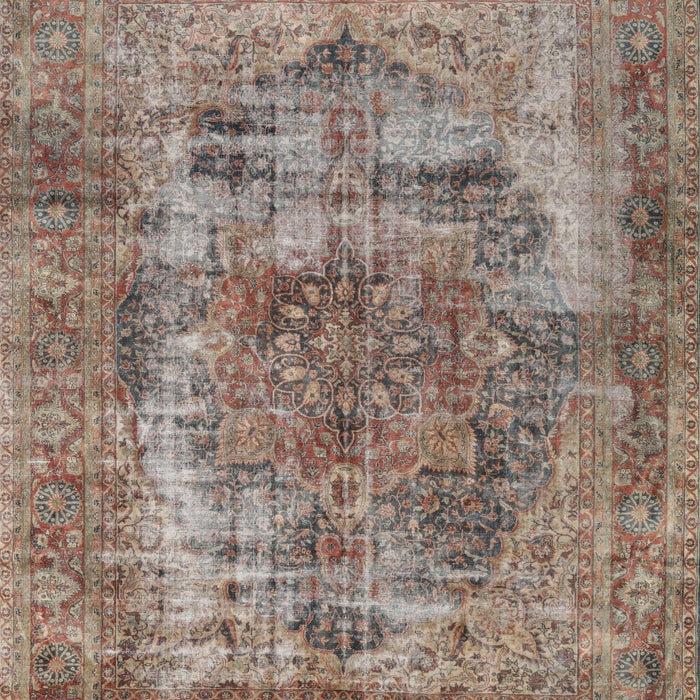 Traditional Sienna Brown Persian Rug, tr3596