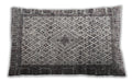 Traditional Classic Rectangular Carbon Gray Lumbar Throw Pillow, 13 inch by 19 inch, lbtr3597