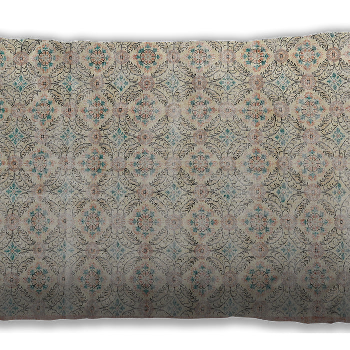 Traditional Classic Rectangular Camel Brown Lumbar Throw Pillow, 13 inch by 19 inch, lbtr3598