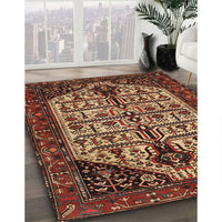 Traditional Saffron Red Persian Rug, tr35