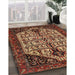 Traditional Saffron Red Persian Rug in Family Room, tr35