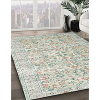 Traditional Gunmetal Gray Persian Rug, tr3600