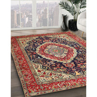Traditional Fire Brick Red Persian Rug, tr3603