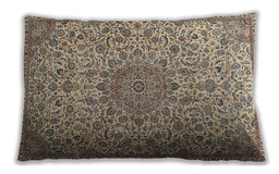 Traditional Classic Rectangular Brown Lumbar Throw Pillow, 13 inch by 19 inch, lbtr3606