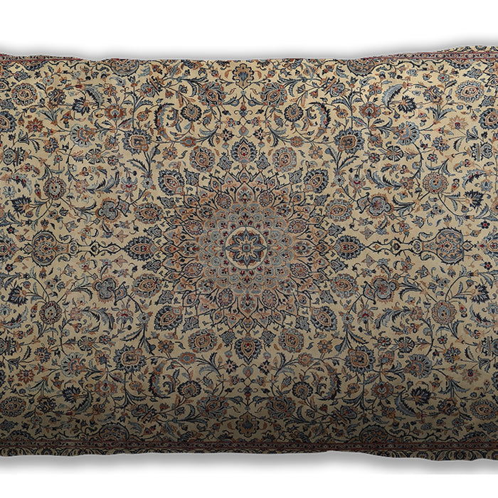 Traditional Classic Rectangular Brown Lumbar Throw Pillow, 13 inch by 19 inch, lbtr3606