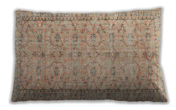 Traditional Classic Rectangular Brown Lumbar Throw Pillow, 13 inch by 19 inch, lbtr3607
