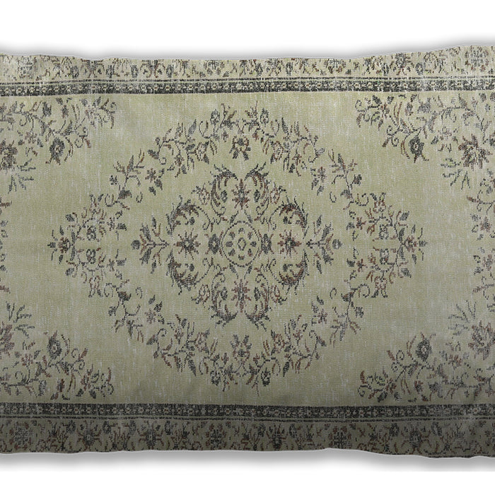 Traditional Classic Rectangular Brown Lumbar Throw Pillow, 13 inch by 19 inch, lbtr3608