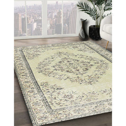 Traditional Brown Persian Rug in Family Room, tr3608