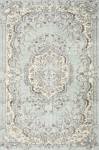 Machine Washable Traditional Dark Gray Rug, wshtr3609