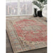 Traditional Rust Pink Persian Rug in Family Room, tr3610