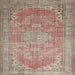 Square Traditional Rust Pink Persian Rug, tr3610