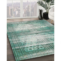 Traditional Green Persian Rug, tr3612