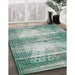 Machine Washable Traditional -Sea Green Rug in a Family Room, wshtr3612