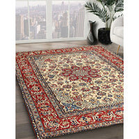 Traditional Fire Brick Red Persian Rug, tr3613