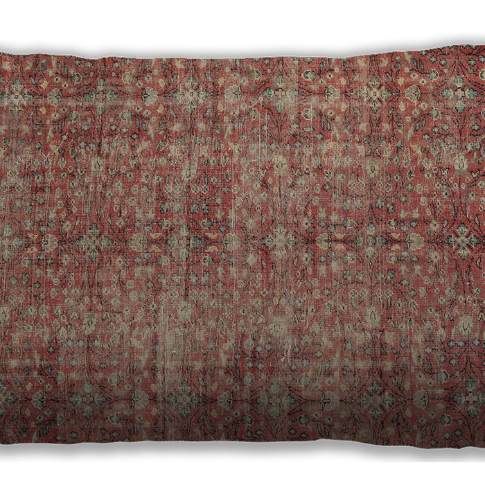 Traditional Classic Rectangular Light Copper Gold Lumbar Throw Pillow, 13 inch by 19 inch, lbtr3614