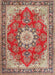 Machine Washable Traditional Red Rug, wshtr3615