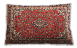 Traditional Classic Rectangular Light Copper Gold Lumbar Throw Pillow, 13 inch by 19 inch, lbtr3617