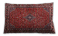 Traditional Classic Rectangular Dark Almond Brown Lumbar Throw Pillow, 13 inch by 19 inch, lbtr3618