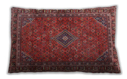Traditional Classic Rectangular Dark Almond Brown Lumbar Throw Pillow, 13 inch by 19 inch, lbtr3618