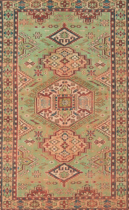 Machine Washable Traditional Red Rug, wshtr3619