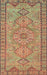 Machine Washable Traditional Red Rug, wshtr3619