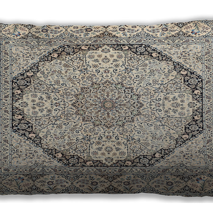 Traditional Classic Rectangular Wheat Beige Lumbar Throw Pillow, 13 inch by 19 inch, lbtr361