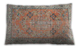 Traditional Classic Rectangular Tan Brown Lumbar Throw Pillow, 13 inch by 19 inch, lbtr3620