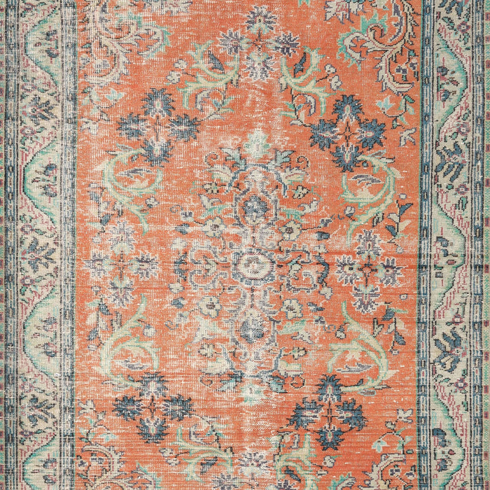 Machine Washable Traditional Tan Brown Rug, wshtr3620