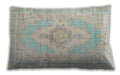 Traditional Classic Rectangular Sage Green Lumbar Throw Pillow, 13 inch by 19 inch, lbtr3621