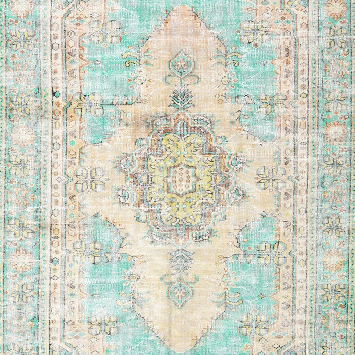 Traditional Sage Green Persian Rug, tr3621