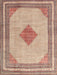 Machine Washable Traditional Cherry Red Rug, wshtr3622