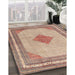 Traditional Cherry Red Persian Rug in Family Room, tr3622