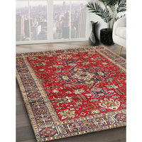 Traditional Camel Brown Persian Rug, tr3626